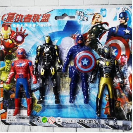 Mainan robot superhero hero avenger set 4pcs/Mainan anak laki laki