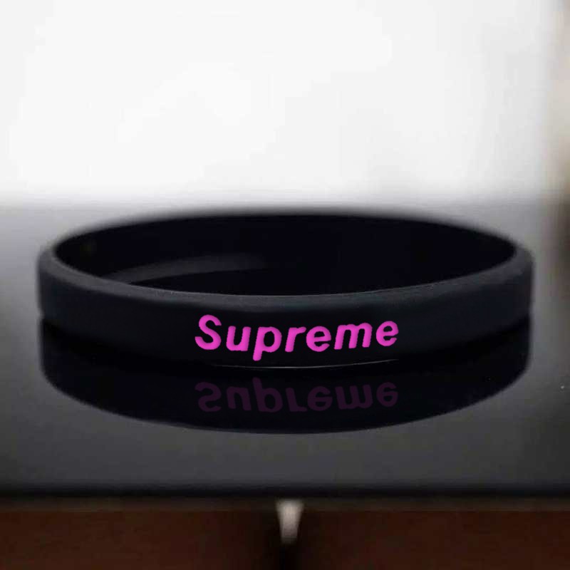 BRACELET SUPREME GELANG TANGAN PRIA ORIGINAL SUP H L PINK