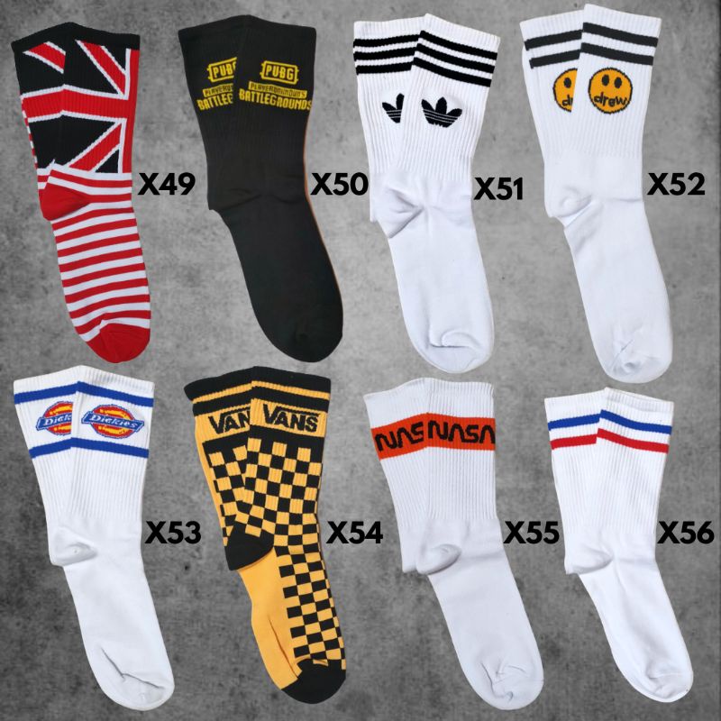 Kaos Kaki Skate Oldschool (BEBAS PILIH MOTIF) Mohaki Official Shop-7