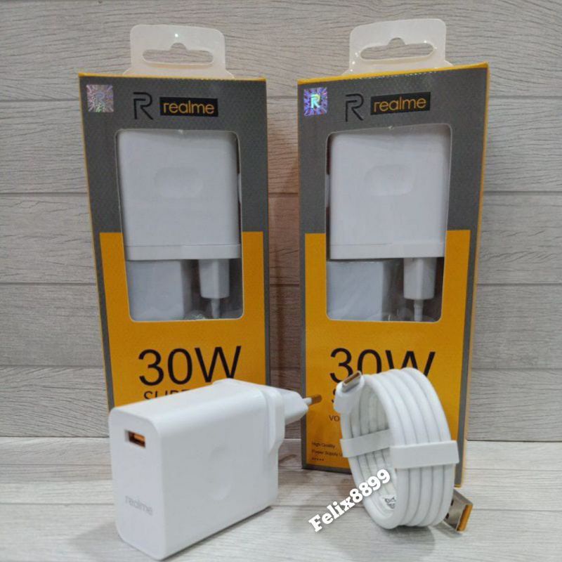 Charger Realme Super Vooc 20W 30W 50W Original Realme 3 5 Pro Micro &amp; Type C USB