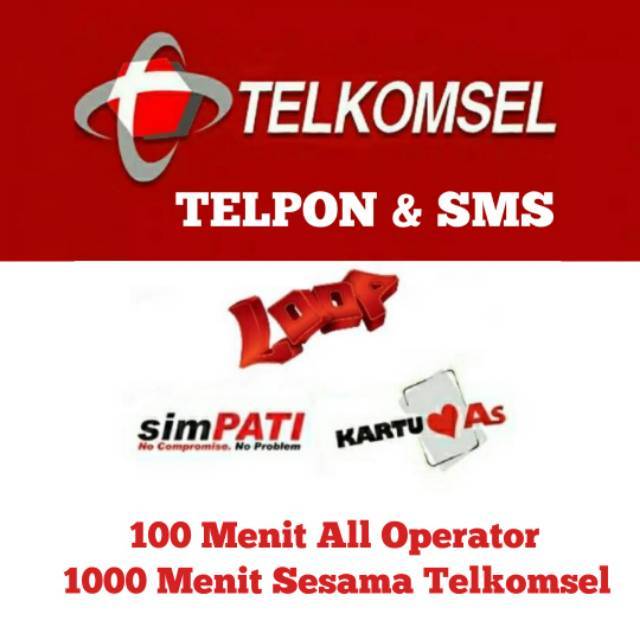 Paket Telepon dan Sms Telkomsel 400 Menit 100 Menit 1100 Menit 2000 Sms