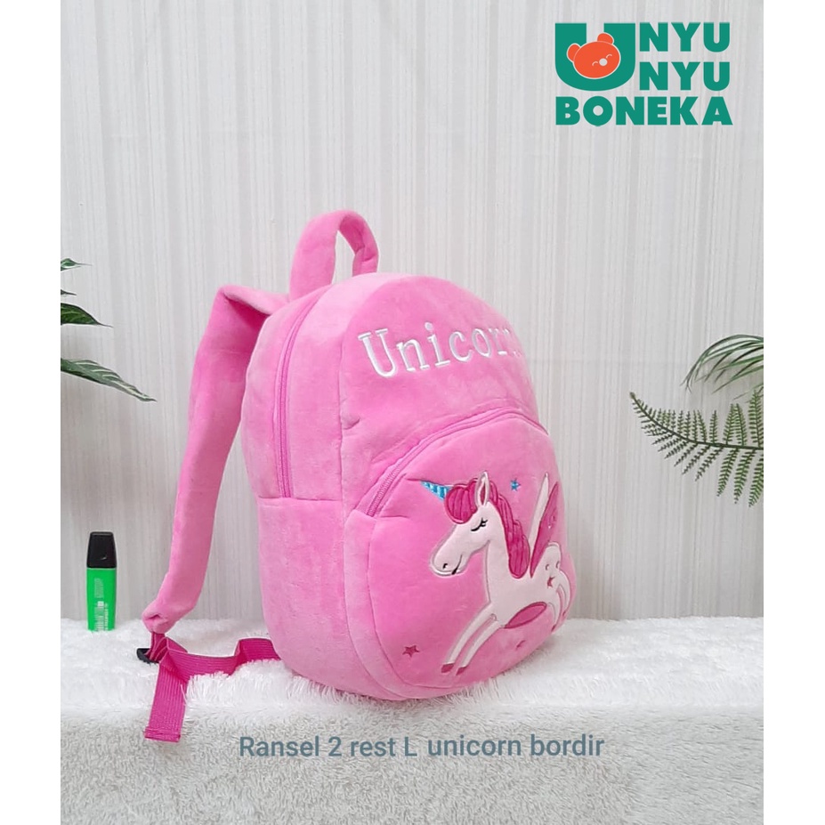 Tas ransel unicorn size L/tas sekolah/tas main/tas traveler/hadiahultah/souvenir