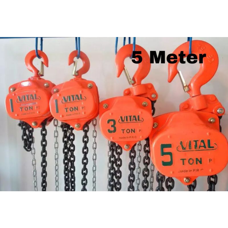 chain block 3 ton 5 meter takel manual vital