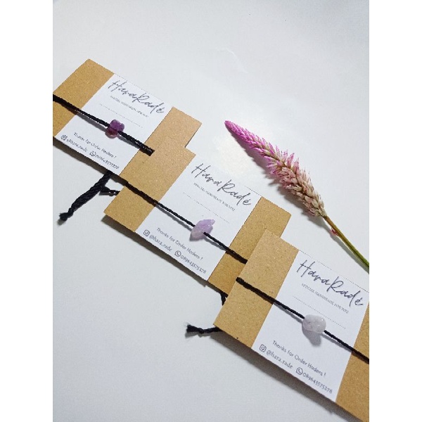 GELANG STONE/ GELANG BATU/ GELANG AESTHETIC/ GELANG TALI/ GELANG MINIMALIS/PROMO BELI 3 FREE BOX