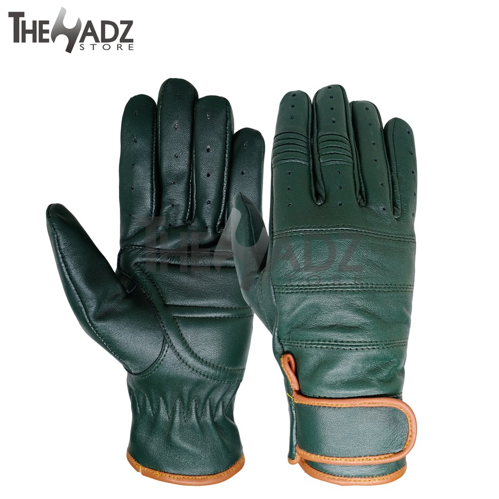 Sarung Tangan Motor Kulit Asli Pria Wanita Gloves Riding Touring Bikers Graham Green Shopee Indonesia