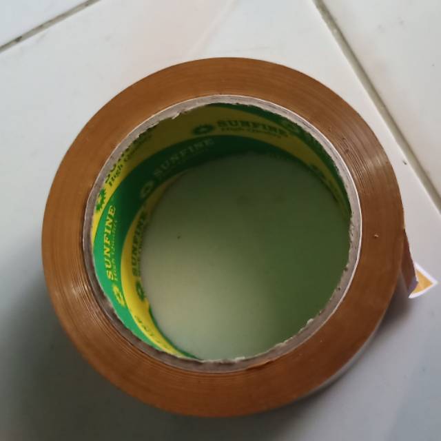 

Solasi solatip lakban coklat panjang tebal
