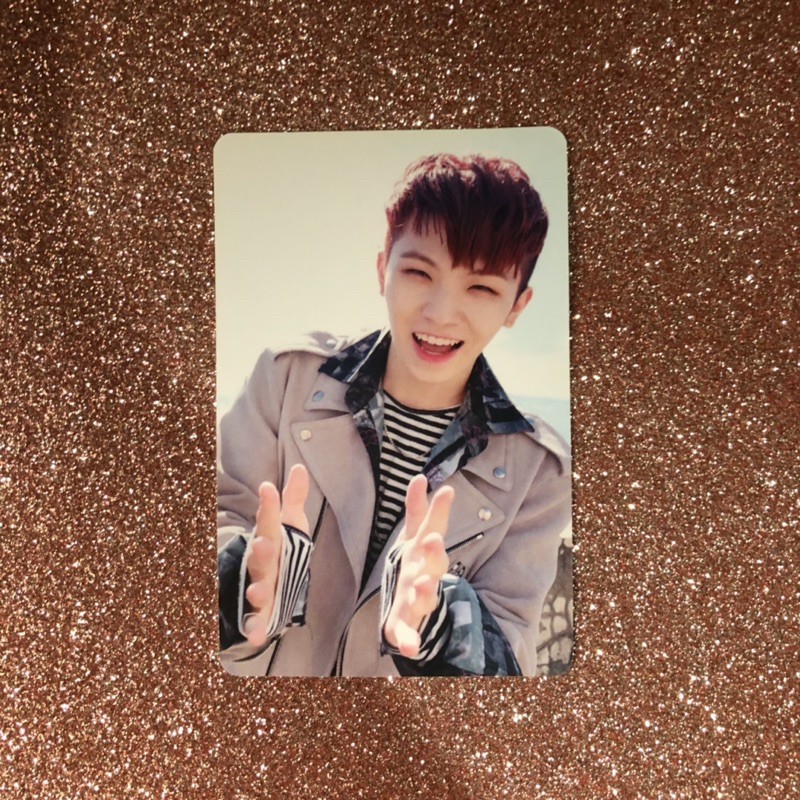 pc woozi teen age orange ver photocard