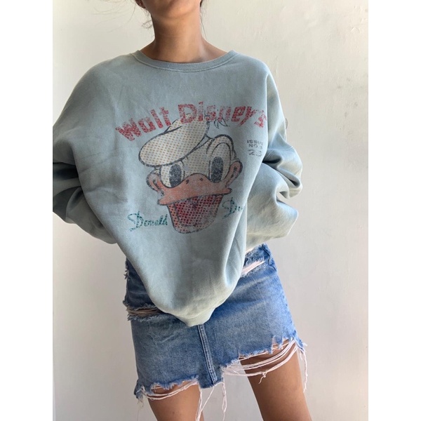 disney donald duck crewneck