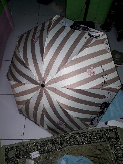 Payung Lipat 4 Fancy Karakter Premium Motif Kotak-kotak Merk Osaka Bw-119