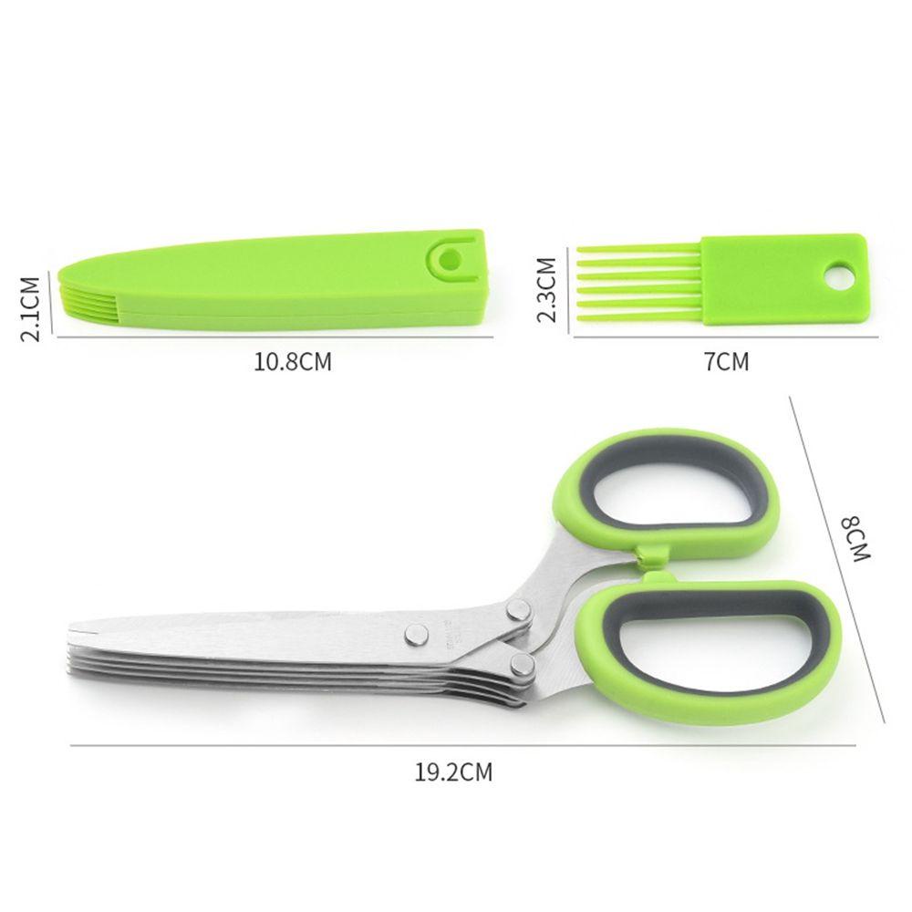 [Elegan] Gunting Dapur Stainless Steel Alat Masak Pemotong Bawang Laver Rempah Spice Scissor