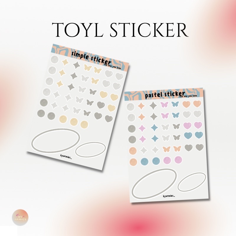 

Deco Sticker the one you love