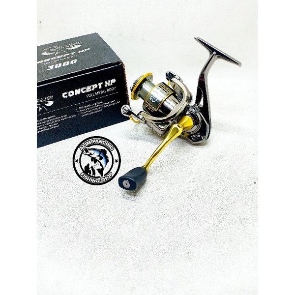 REEL FLY FISH CONCEPT HP 1000/2000/3000/5000/6000 FULL METAL BODY POWER HANDLE