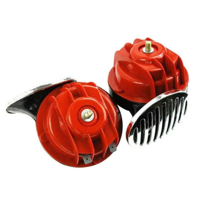 Klakson Mobil Model Snail Loud Horn 12V 300dB 2 PCS - 60B012 - Red