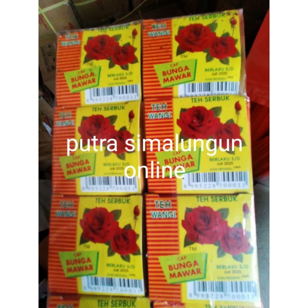 Teh Mawar Bubuk 1pack isi 10kotak