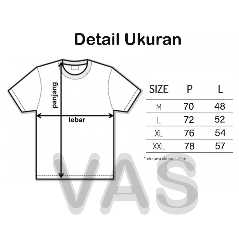 VASPLY Baju Kaos Distro Pria Wanita T-SHIRT