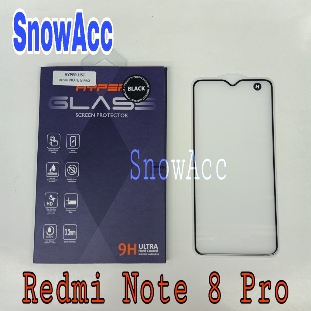 Hyper Glass Anti Gores Tempered Glass Xiaomi Redmi Note 8 ...