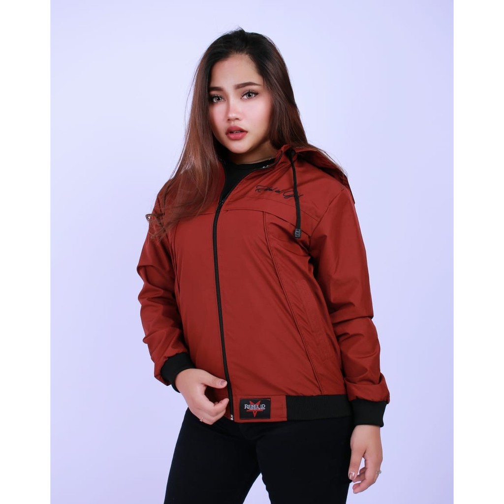 Jaket cewe casual jaket bomber