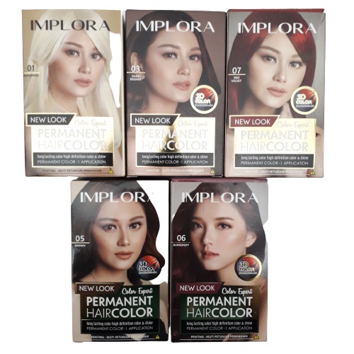 IMPLORA PERMANENT HAIR COLOR (2 X 30ML) +10ML/centraltrenggalek