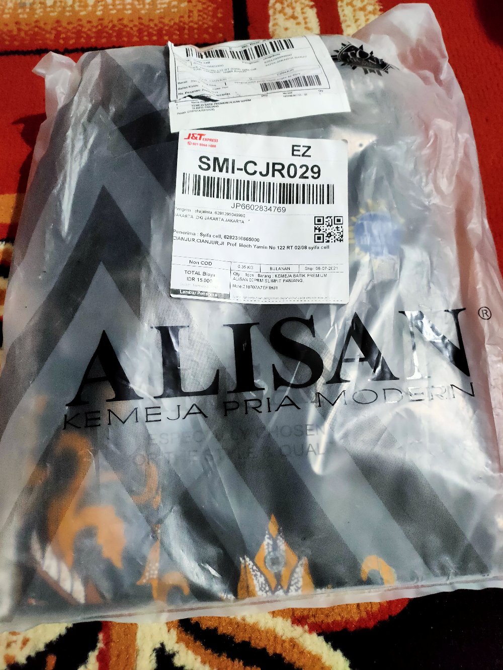 Kemeja Batik Premium Alisan 02prm Slimfit Panjang