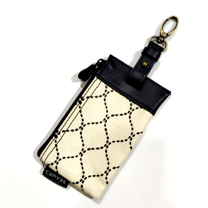 

Canvas Living Key Pouch Infinity Beige