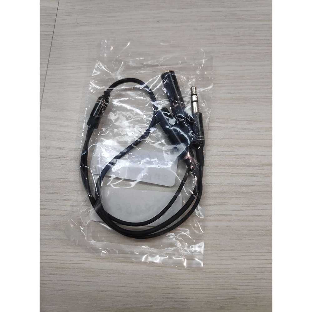 Kabel AUX Audio 3.5mm Male ke 2 x 3.5mm Female HiFi / Kabel Audio Aux Jack Mic Speaker / Kabel Jack Audio Hp Ke salon Gitar Elektrik / Kabel Aux Audio Mobil To Rca / Sambungan Kabel Jack Plug Audio / Jack Plug Headset / Audio Sound System Murah Original