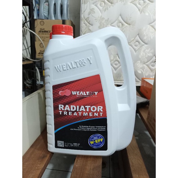 Radiator Coolant Treatment Wealthy Blue Biru galon 5liter