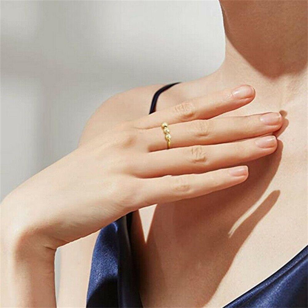 Preva Anxiety Ring Adjustable Meditasi Gadis Wanita Pereda Gelisah Worry Beads