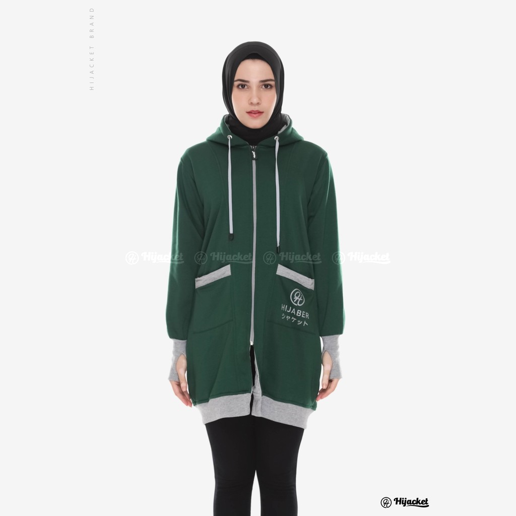 Hijacket Yukata Series Origilal Jaket Hijabers Bahan Premium Fleece yang 