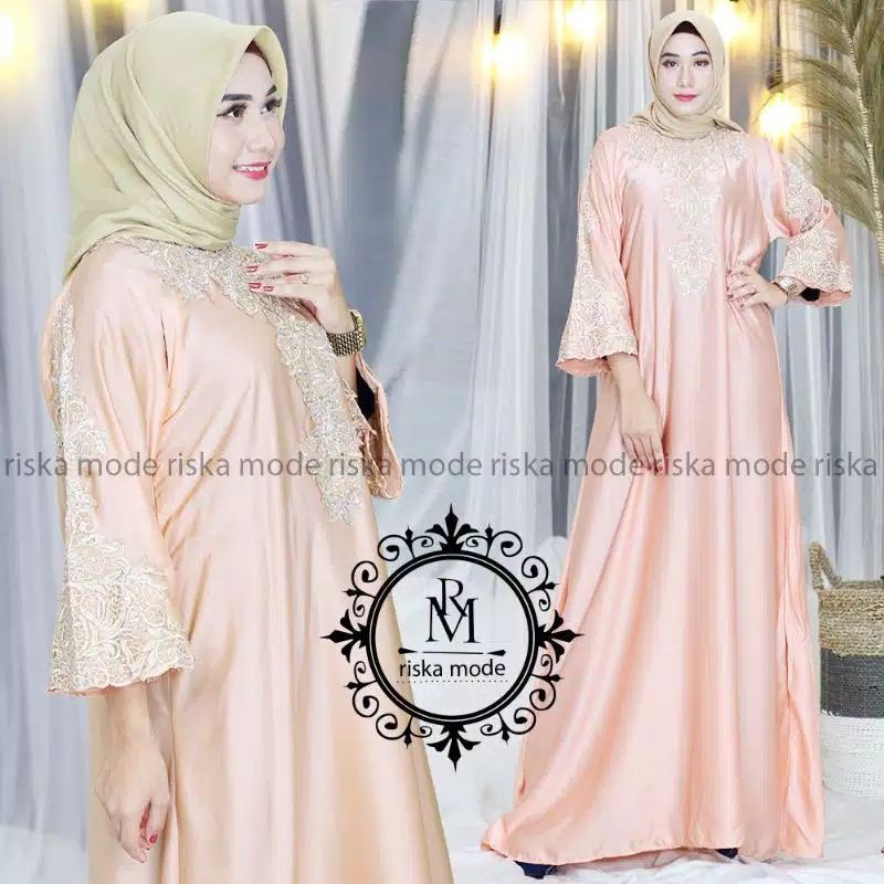 FASHION MUSLIM/GAMIS KAFTAN NURLELA/GAMIS LEBARAN/SERAGAMAN LEBARAN