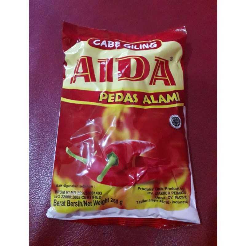 

cabe bubuk aida 250gr