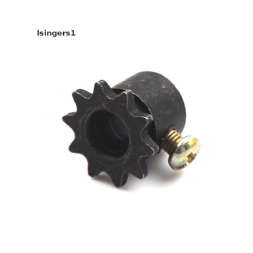 (lsingers1) Rantai Sprocket Motor Pilot 10 Gigi Bahan Metal Ukuran 8mm 10T