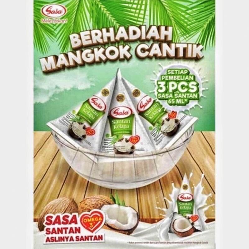 

Sasa Santan Kelapa Free Mangkok