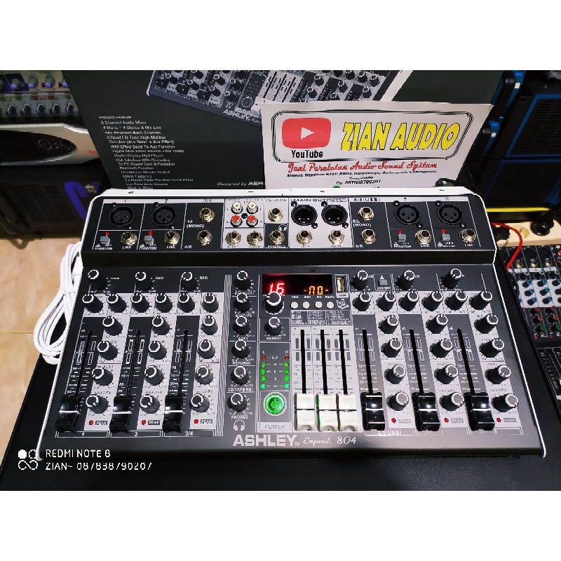 Mixer Ashley EXPERT-804 bluetooth Original(zian audio)