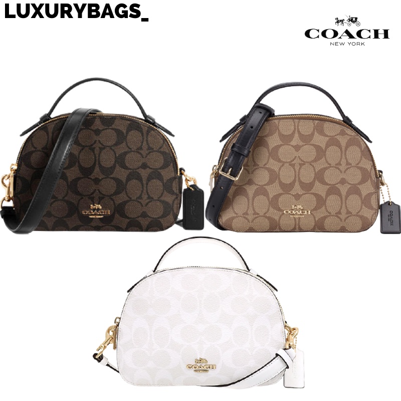 Coach Serena Satchel In Signature Canvas 1591