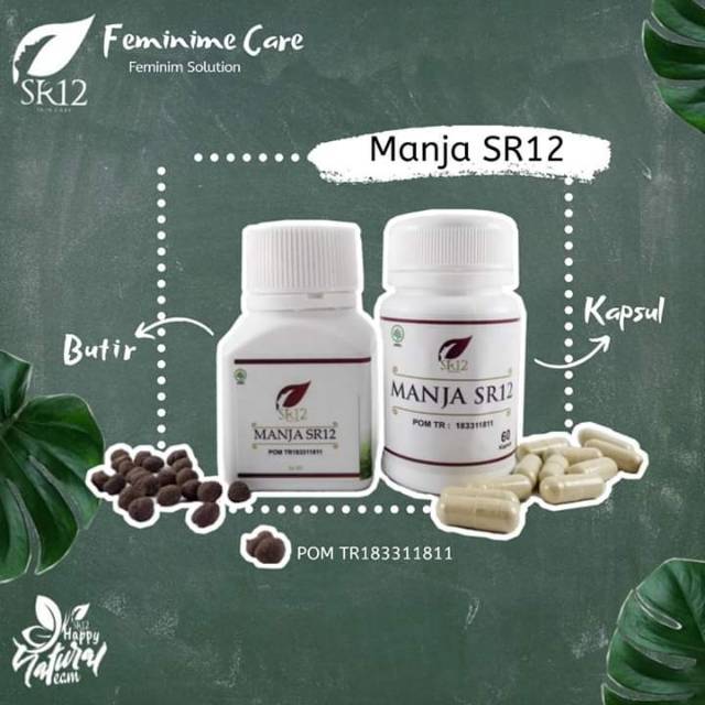ORI 100% MANJAKANI SR12.SOLUSI MASALAH KEWANITAAN ANDA