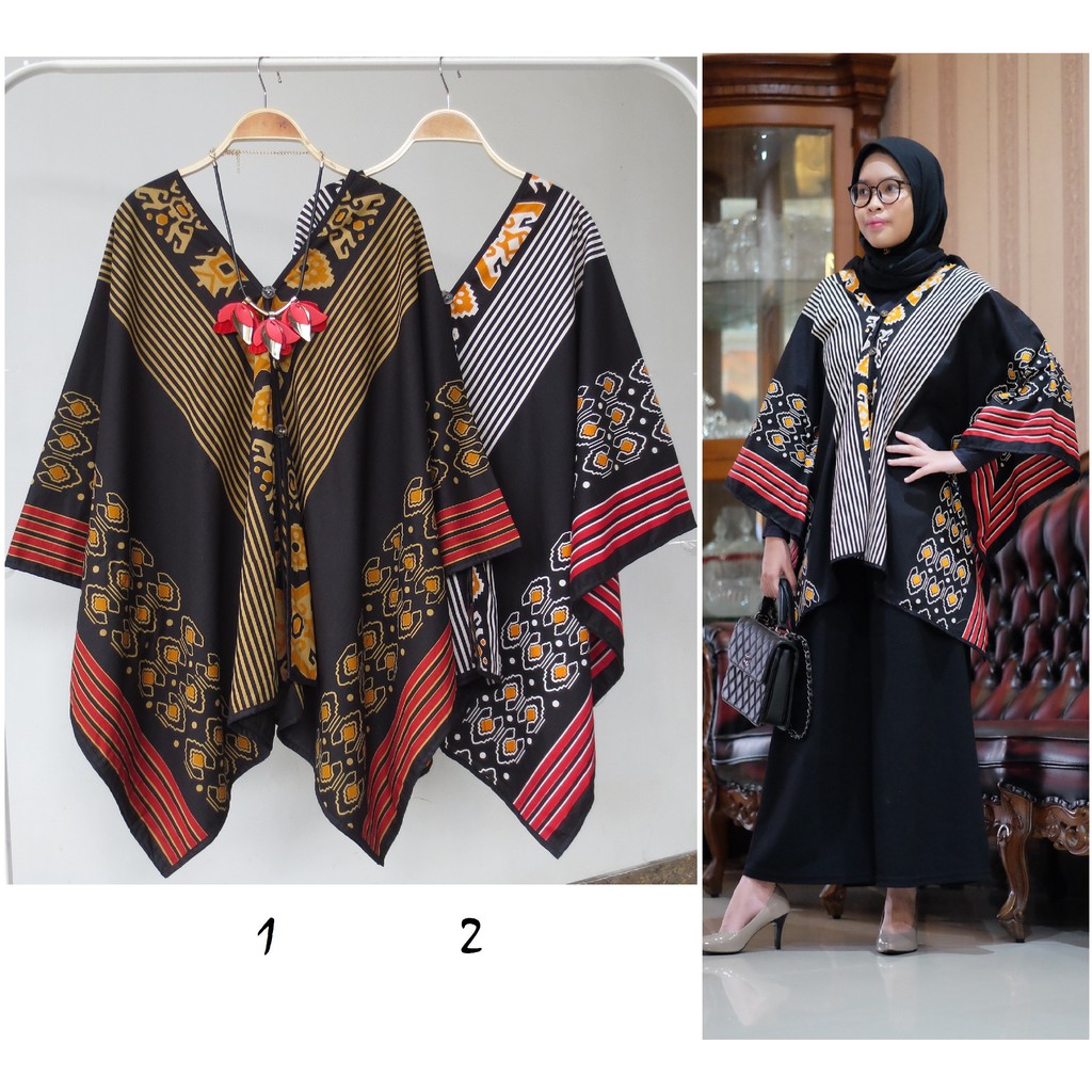 KT1-1985 outer batwing etnik - allsize fit to XXXL - LD 120cm P 73cm - matt katun import - 125rb