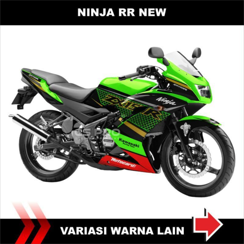 STRIPING STICKER  NINJA RR 150 SE 2015 LIVERY KRT/DECAL VARIASI NINJA 150 SE 2015
