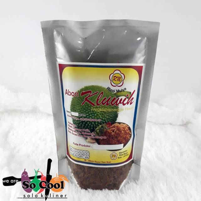 Abon Vegetarian Kluwih Solo Kuliner Manis 125gr