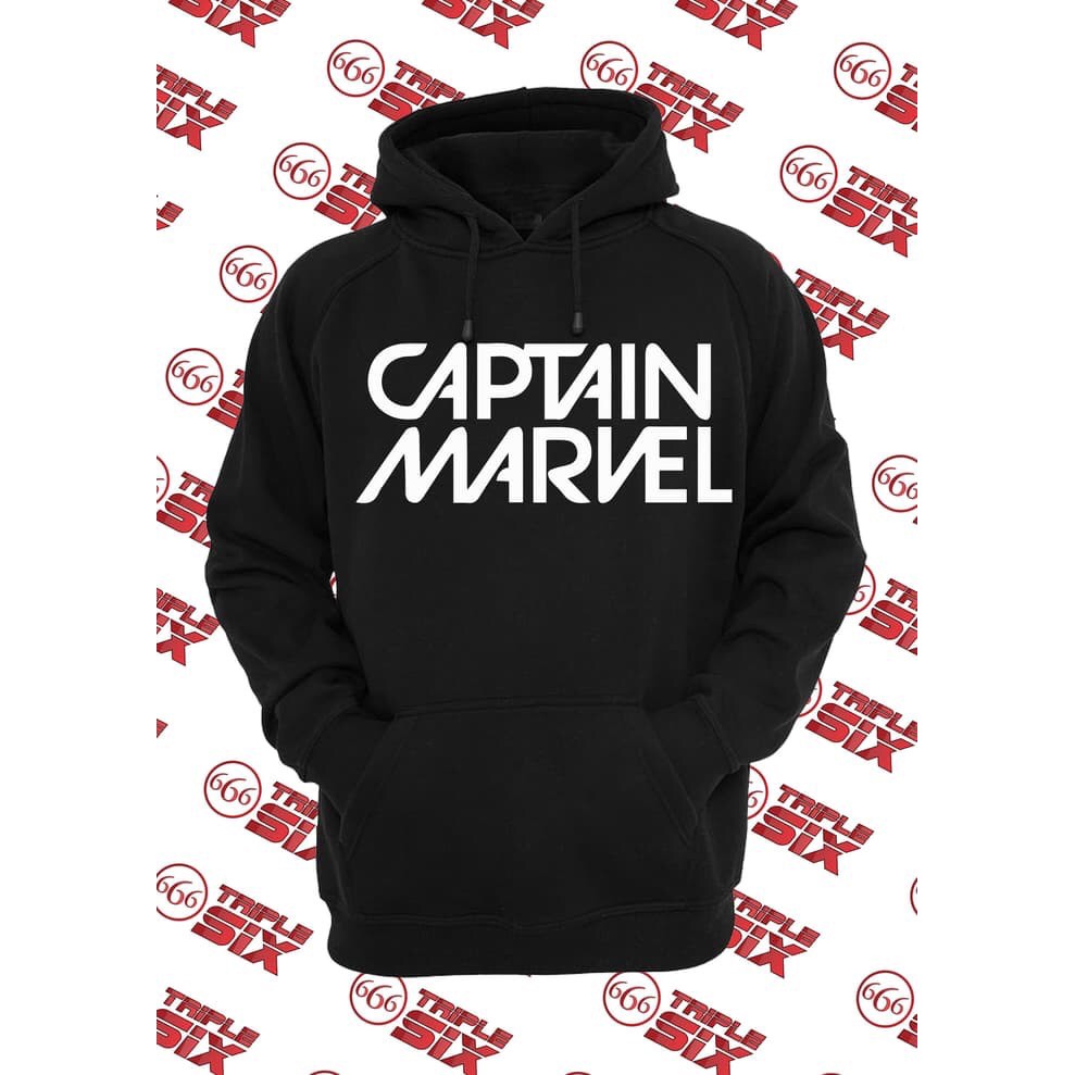 JAKET HOODIE CAPTAIN MARVEL TULIS DEPAN SUPERHERO