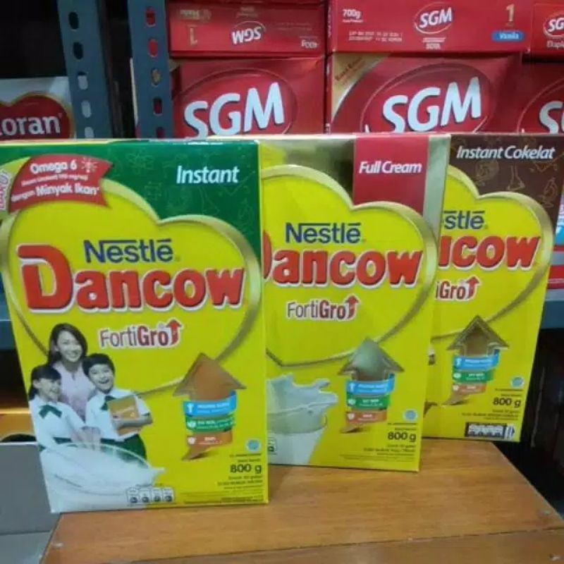 

Dancow Fortigro 800gr Coklat, Full Cream, Instant