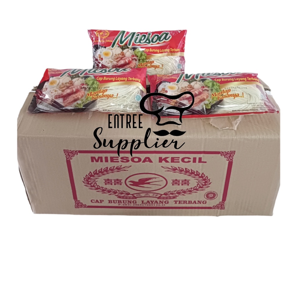 

MIESOA KECIL CAP BURUNG LAYANG TERBANG 130g*30 BUNGKUS PER 1 DUS