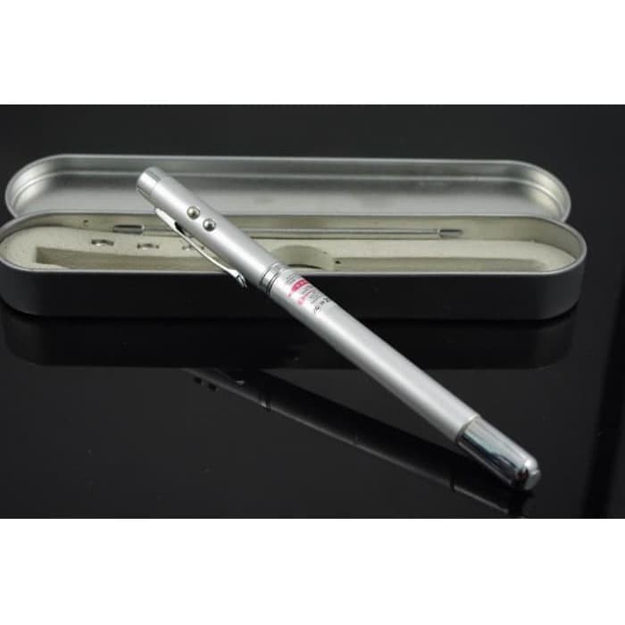 

Pulpen Laser Pena Bolpoin LED Aluminium Pointer - 5 IN 1 Pen Ballpoint