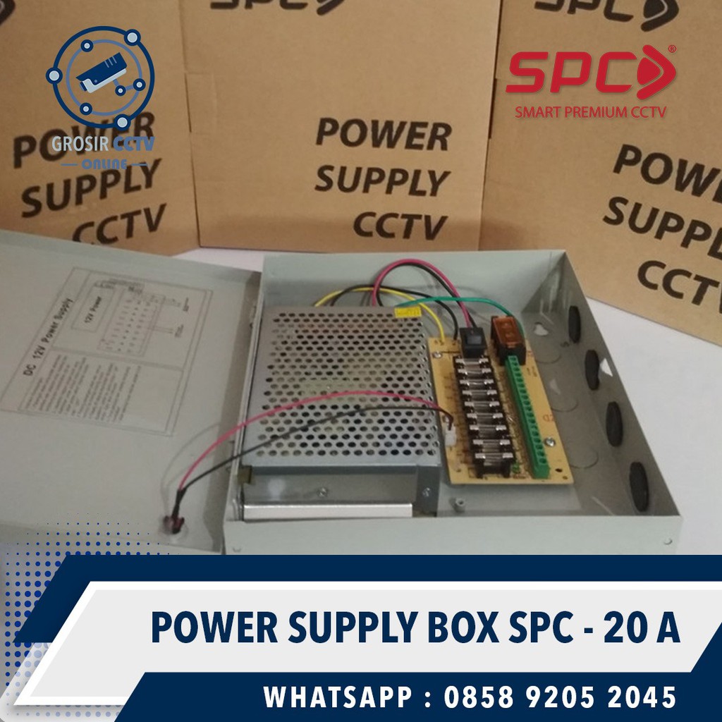 Power Supply Box SPC 12V 20A /  Power Supply Garansi Resmi