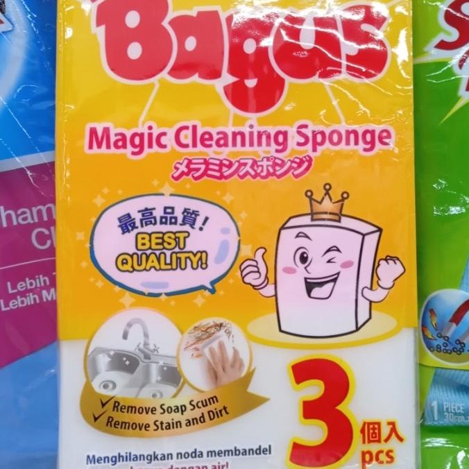 "'''] bagus magic cleaning sponge 3 pcs