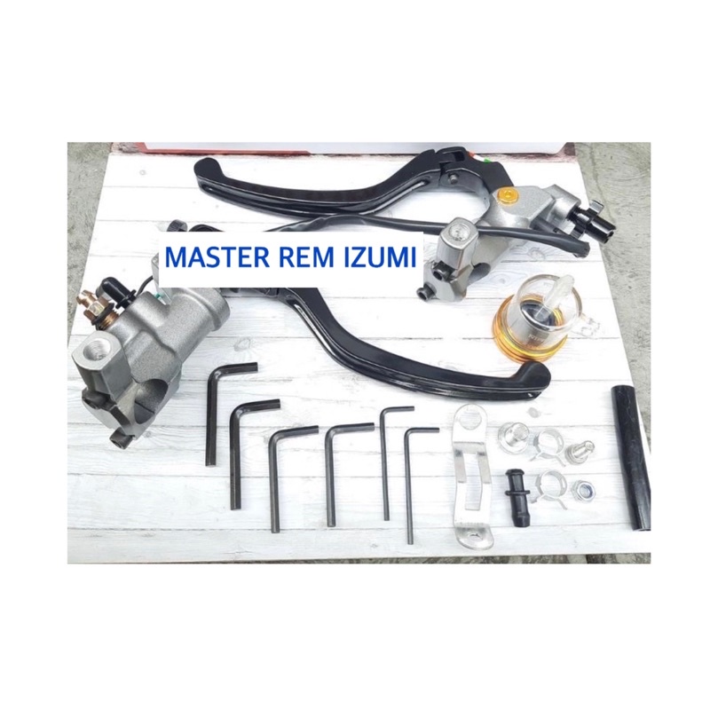 MASTER REM IZUMI SET KIRI KANAN SINGLE TABUNG ASSY UNIVERSAL SEMUA MOTOR