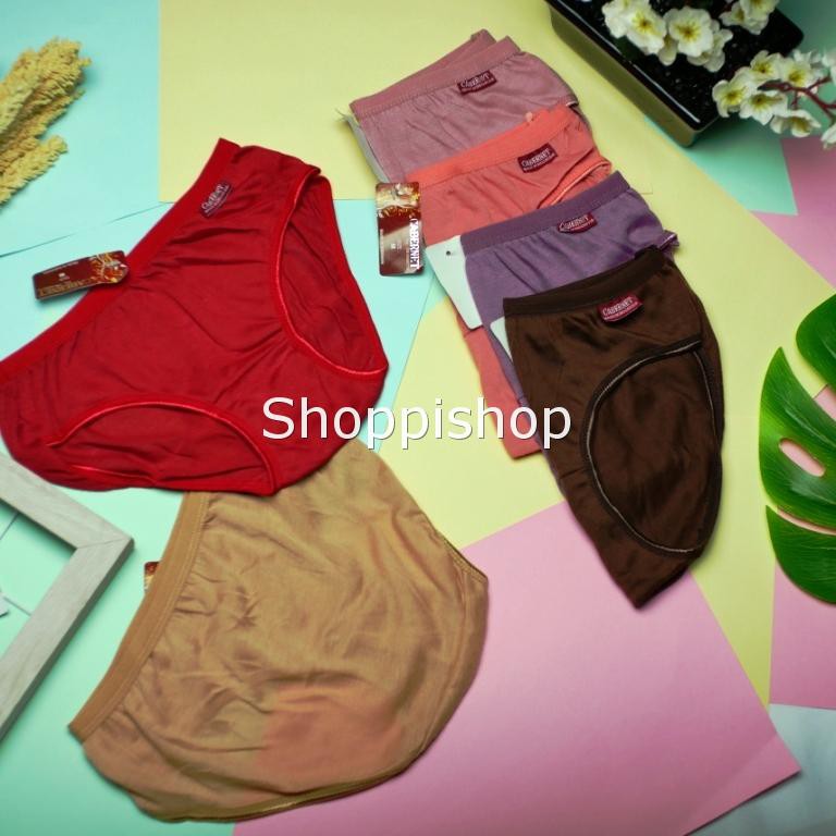 Pakaian Celana Dalam Wanita CD Remaja Cawet Sexy Katun Nyaman Polos Murah Grosir Cabernet SIZE M
