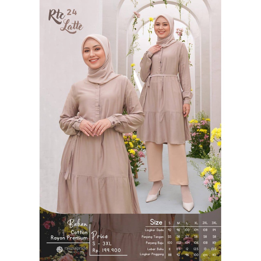 Rauna Tunic Wanita / RTC-24 / Fashion Muslim