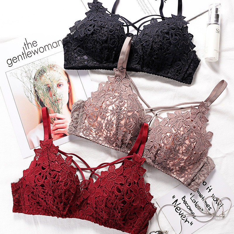 PREMIUM ANGELA Bra BH Set Push Up Tanpa Kawat Pakaian Celana Dalam Wanita Lingerie Import COD Sexy