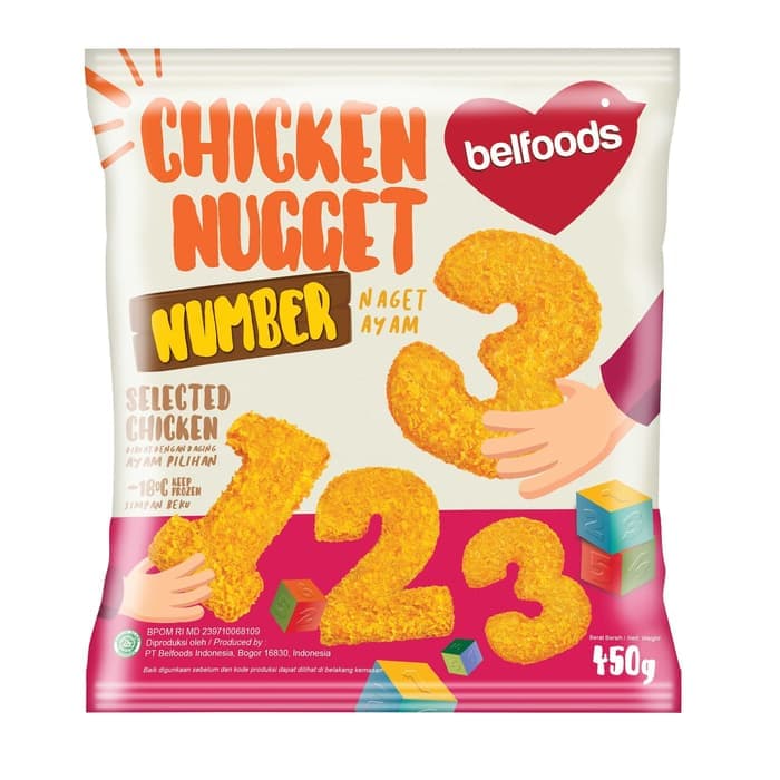 Belfoods Favorite Chicken Nugget Number 450 Gr