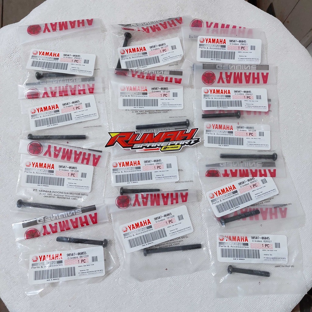 BAUT SAMBUNGAN CRANKCASE KRENGKES DALAM 1 SET RXK RX KING ORIGINAL